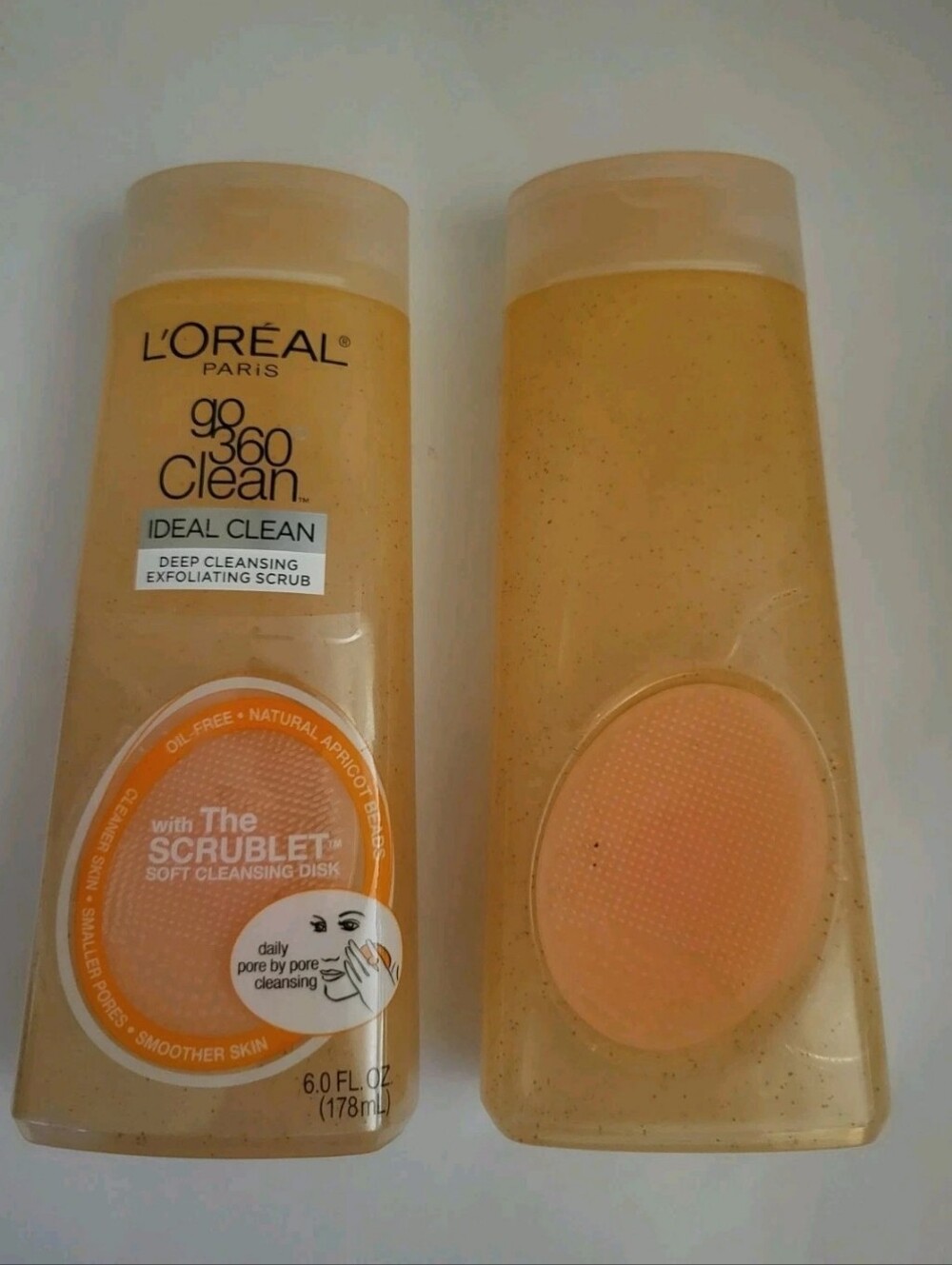 2 Bottles Loreal Go 360 Clean Deep Cleansing Exfoliating Scrub 6.0 oz Retired